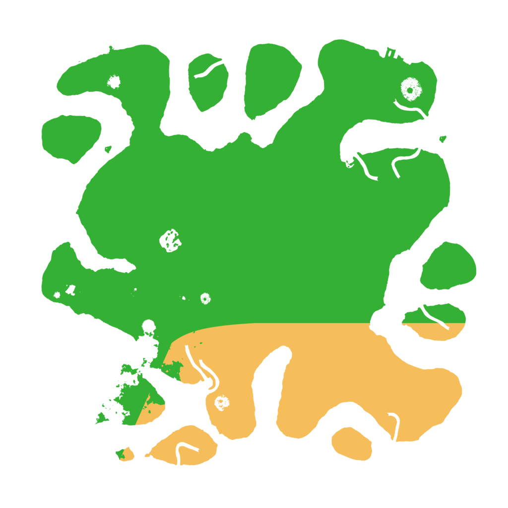 Biome Rust Map: Procedural Map, Size: 3550, Seed: 715930