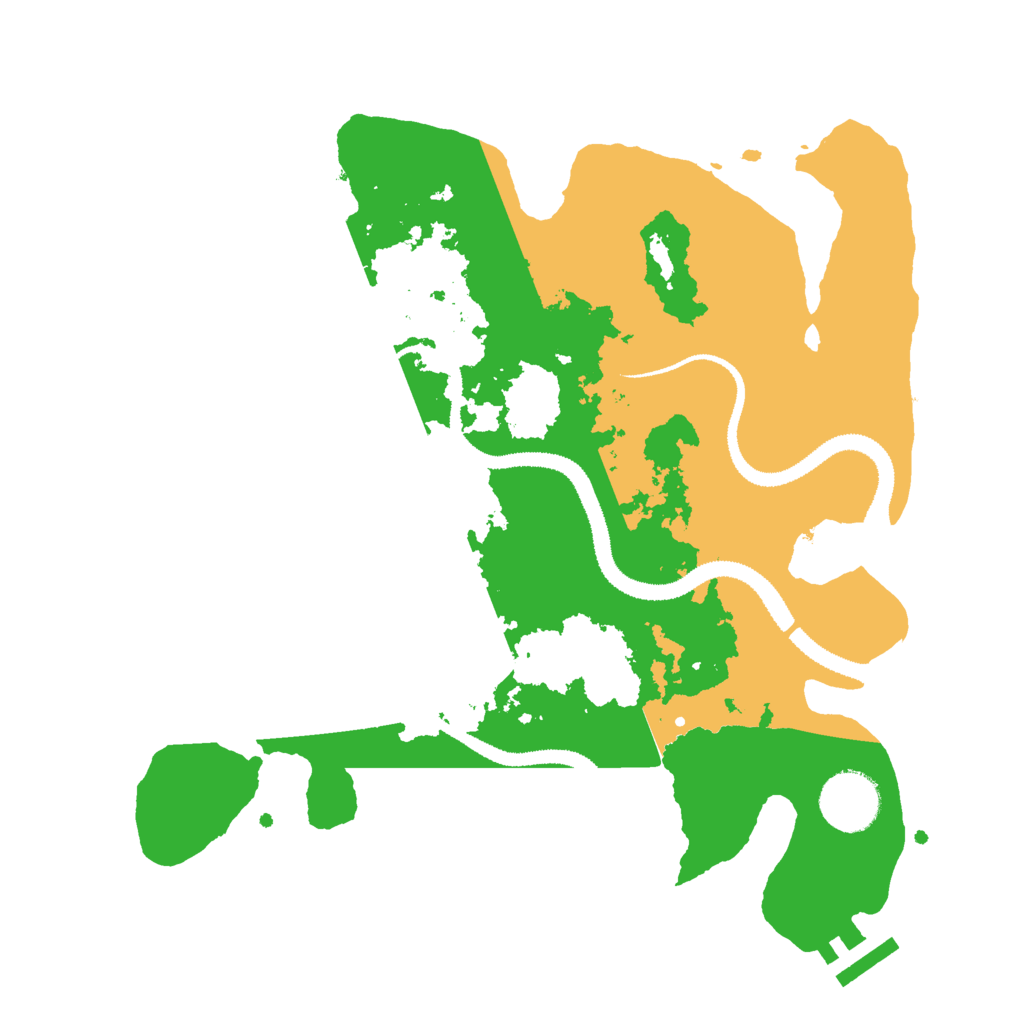 Biome Rust Map: Procedural Map, Size: 3000, Seed: 640157