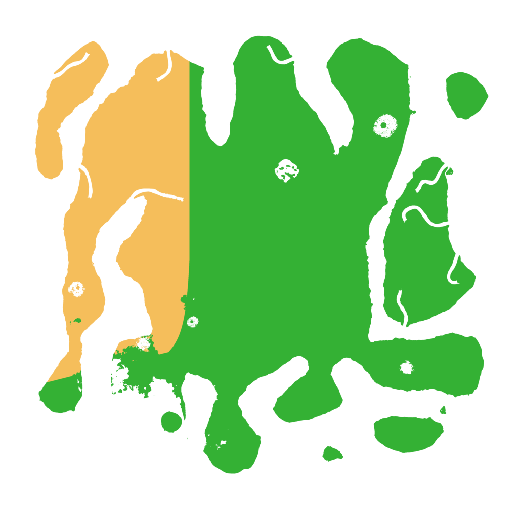 Biome Rust Map: Procedural Map, Size: 3500, Seed: 1343436810