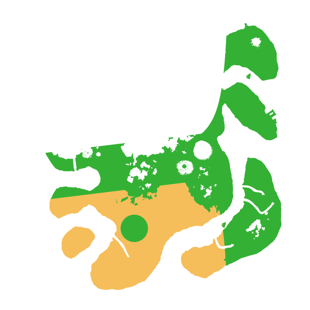 Biome Rust Map: Procedural Map, Size: 3000, Seed: 777777