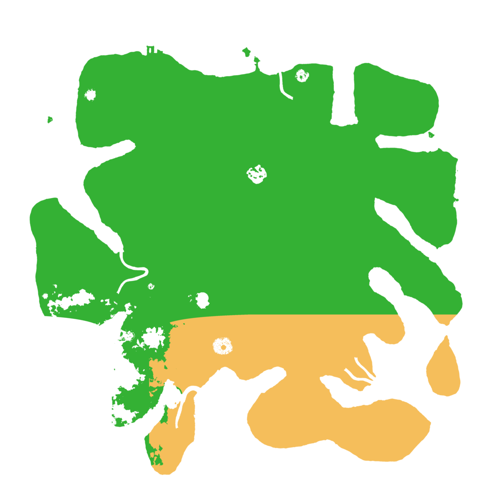 Biome Rust Map: Procedural Map, Size: 4050, Seed: 1543405942
