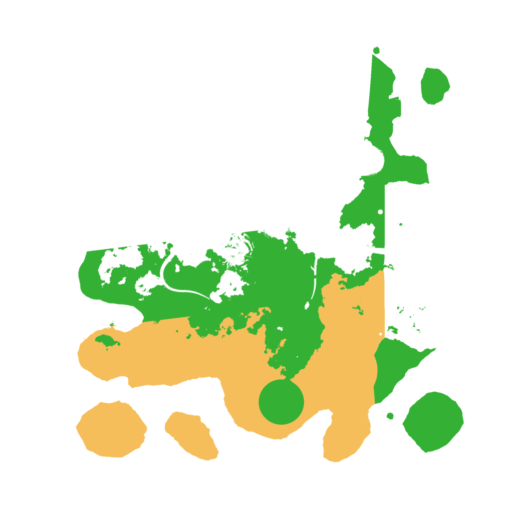 Biome Rust Map: Procedural Map, Size: 3000, Seed: 776885