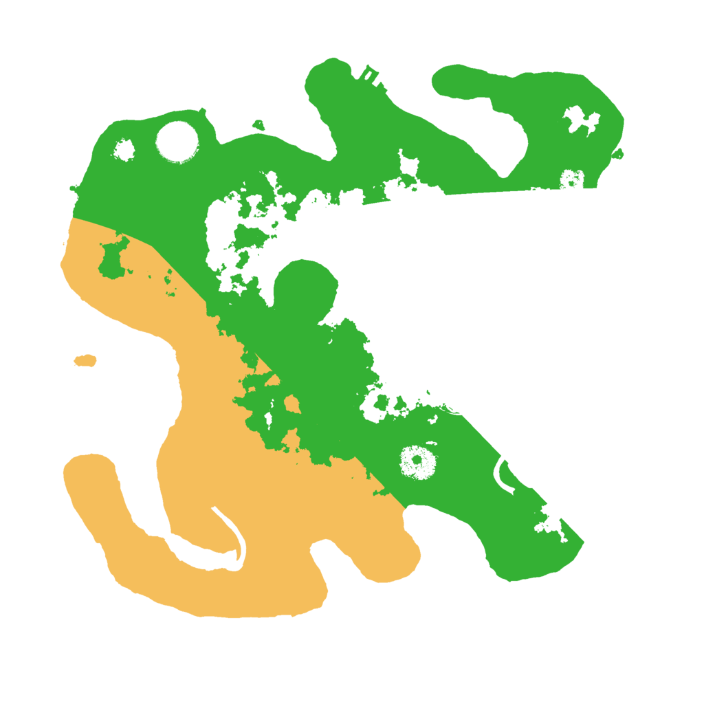 Biome Rust Map: Procedural Map, Size: 3000, Seed: 607784