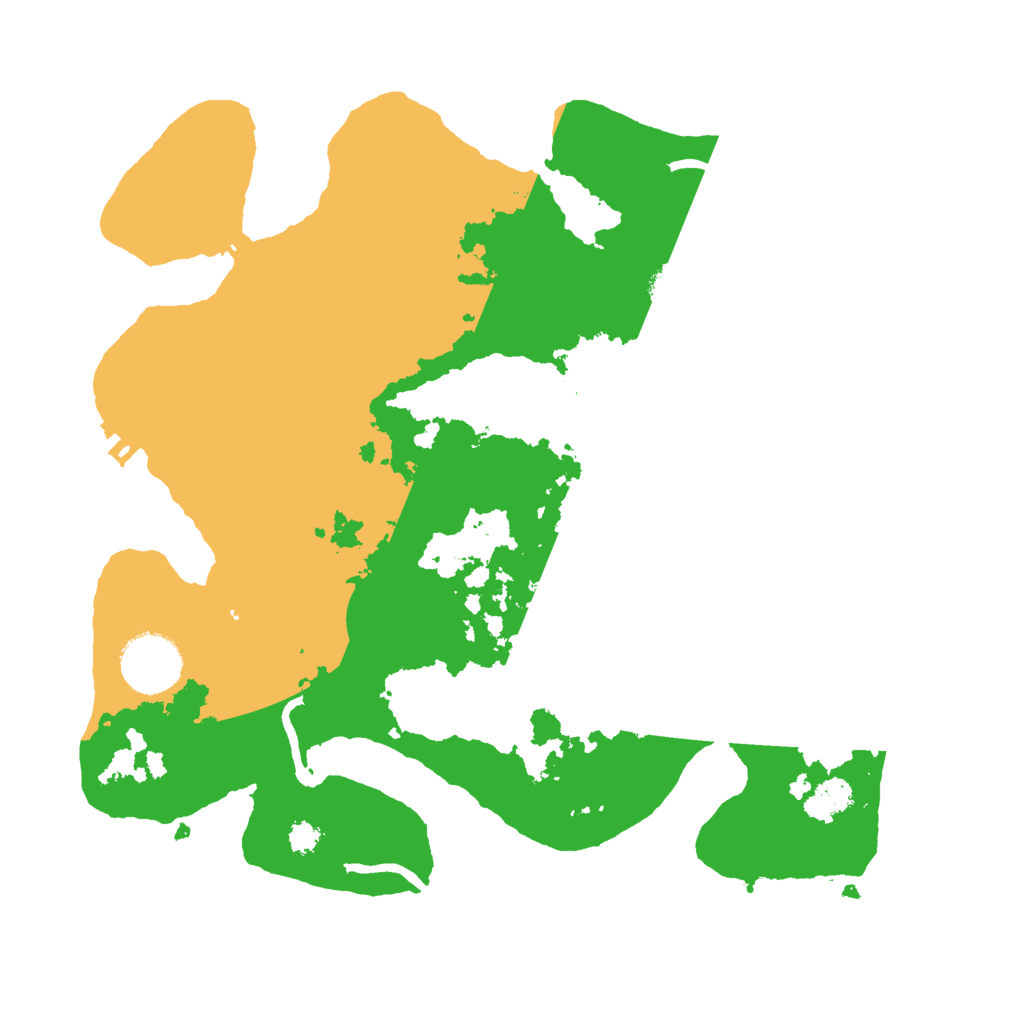 Biome Rust Map: Procedural Map, Size: 3000, Seed: 142650