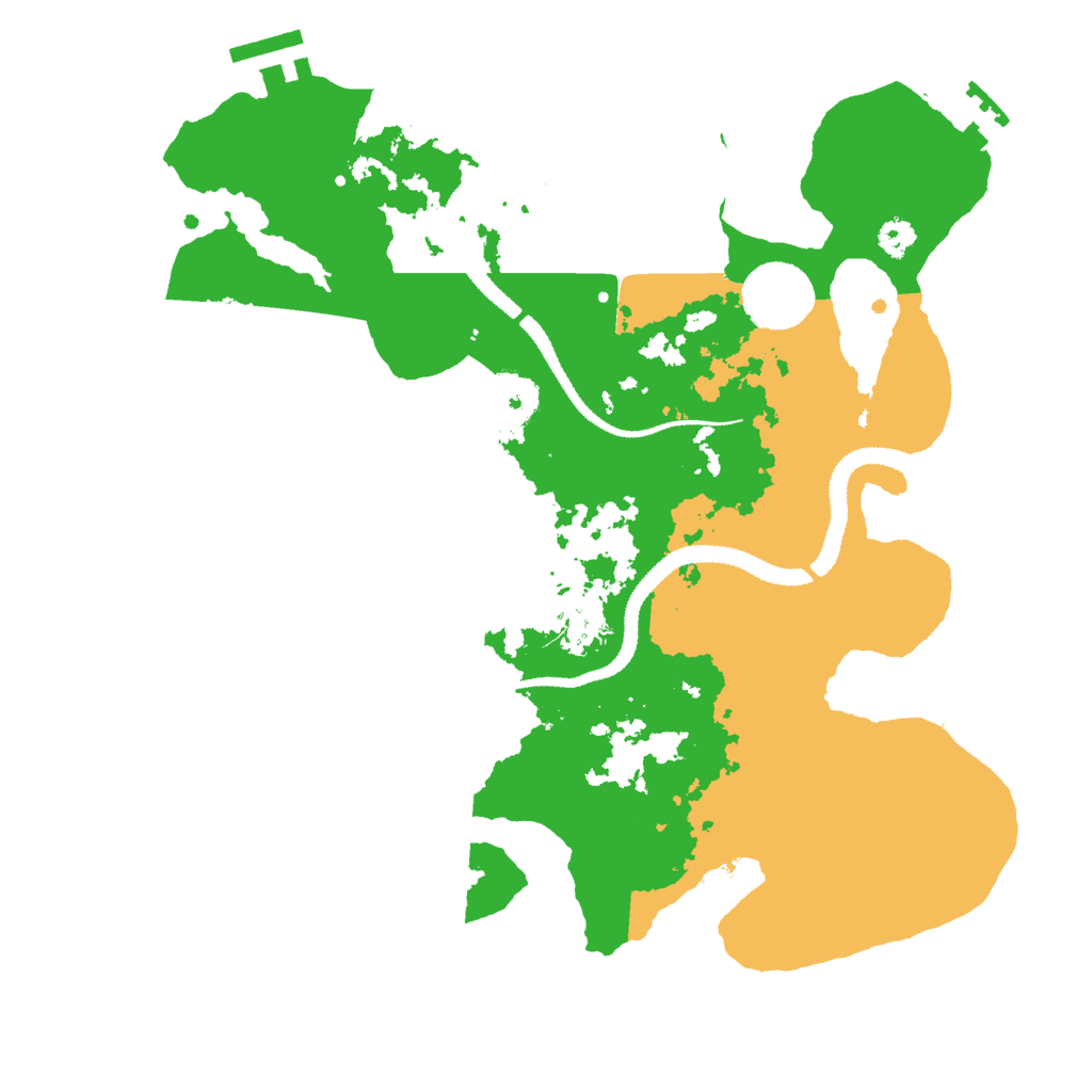 Biome Rust Map: Procedural Map, Size: 3000, Seed: 699587