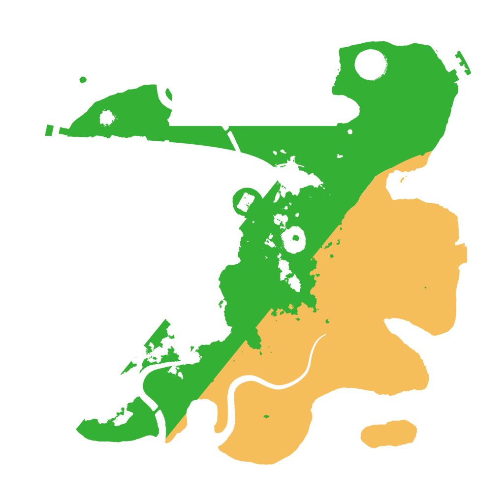 Biome Rust Map: Procedural Map, Size: 3000, Seed: 480257