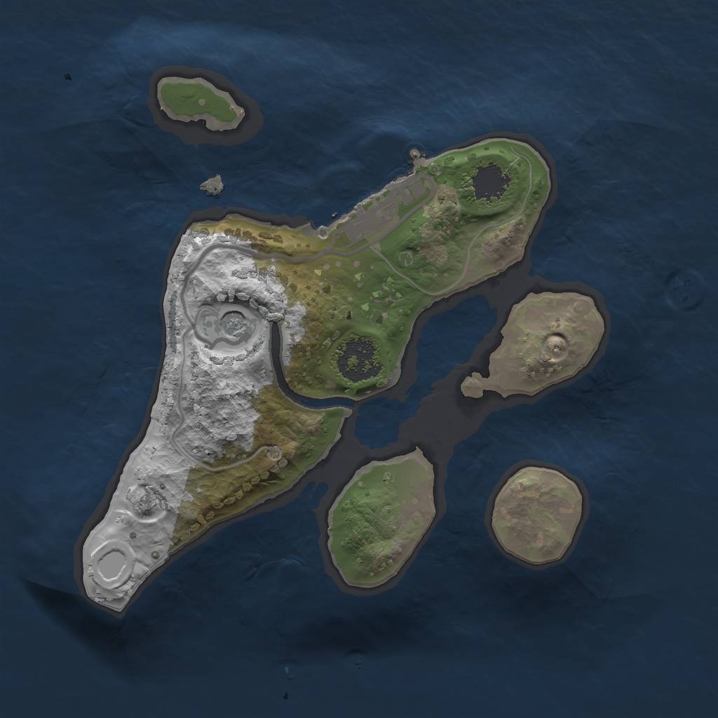 Rust Map: Procedural Map, Size: 1700, Seed: 86534534, 7 Monuments