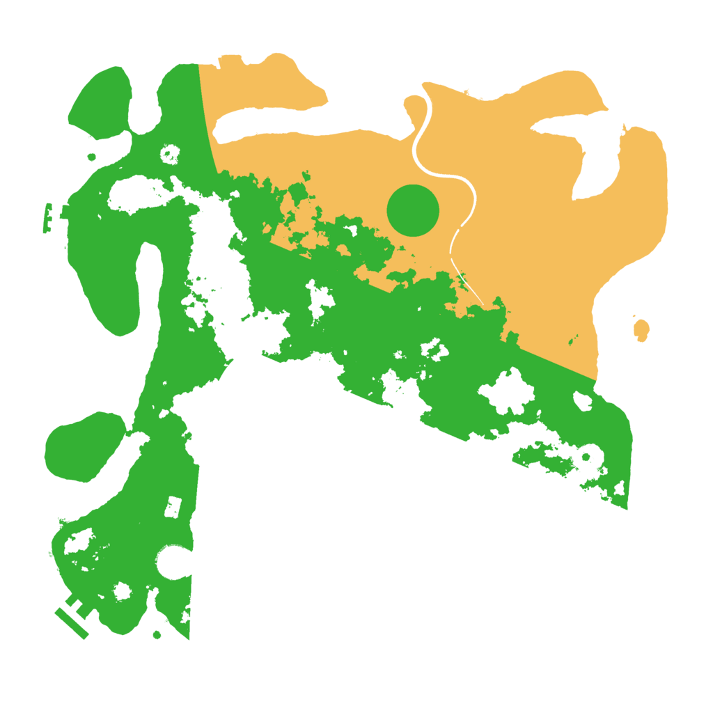 Biome Rust Map: Procedural Map, Size: 3600, Seed: 634411220