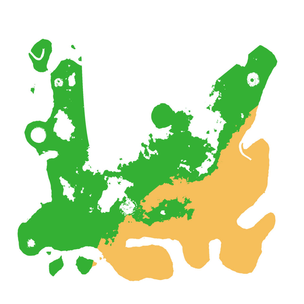 Biome Rust Map: Procedural Map, Size: 3500, Seed: 1096240642