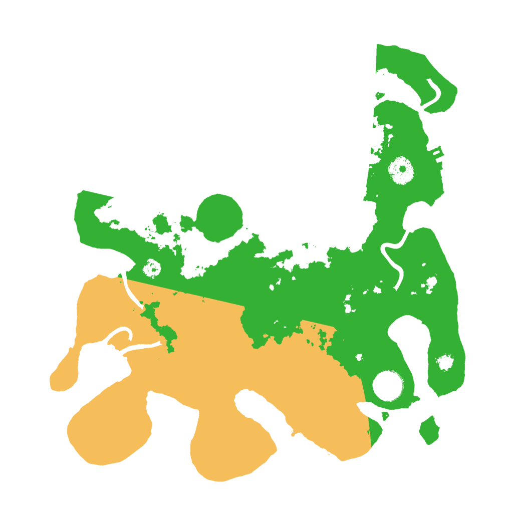 Biome Rust Map: Procedural Map, Size: 3000, Seed: 45663363