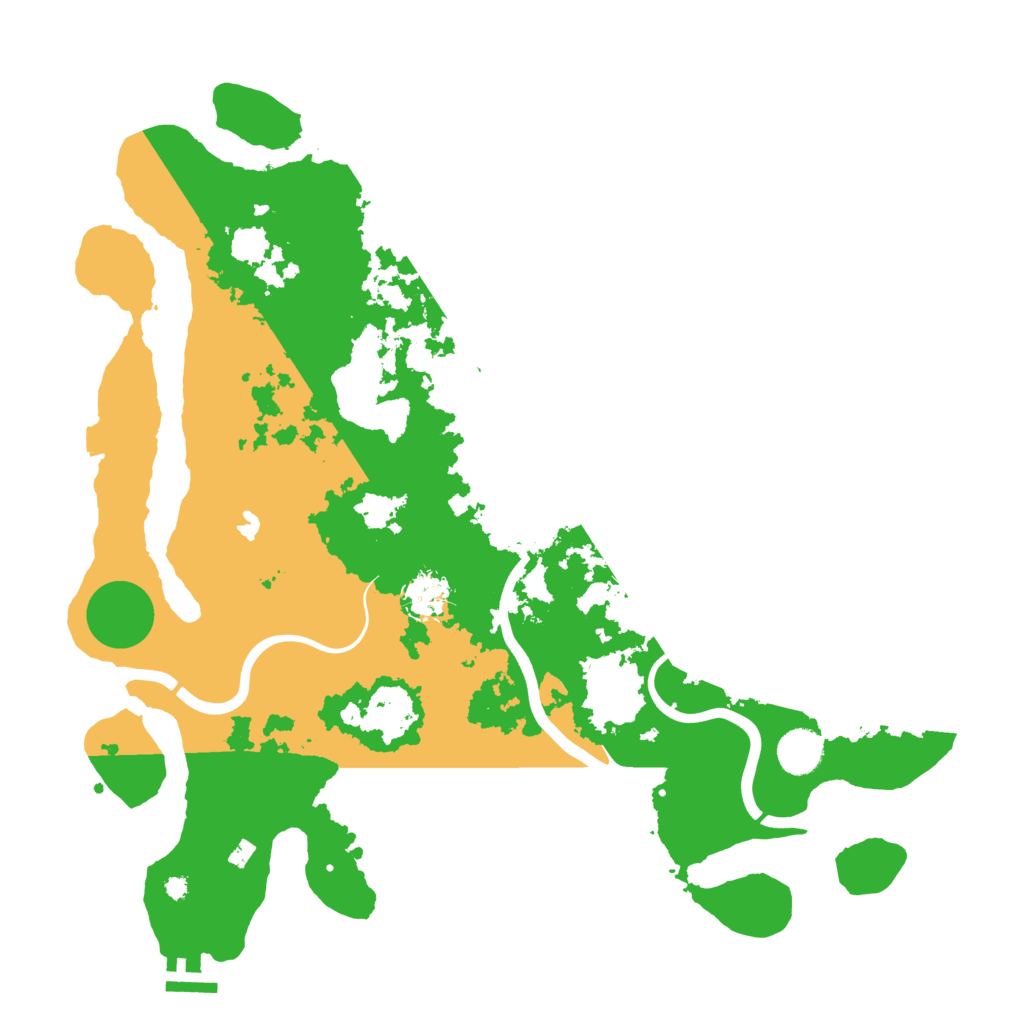 Biome Rust Map: Procedural Map, Size: 4000, Seed: 77654924