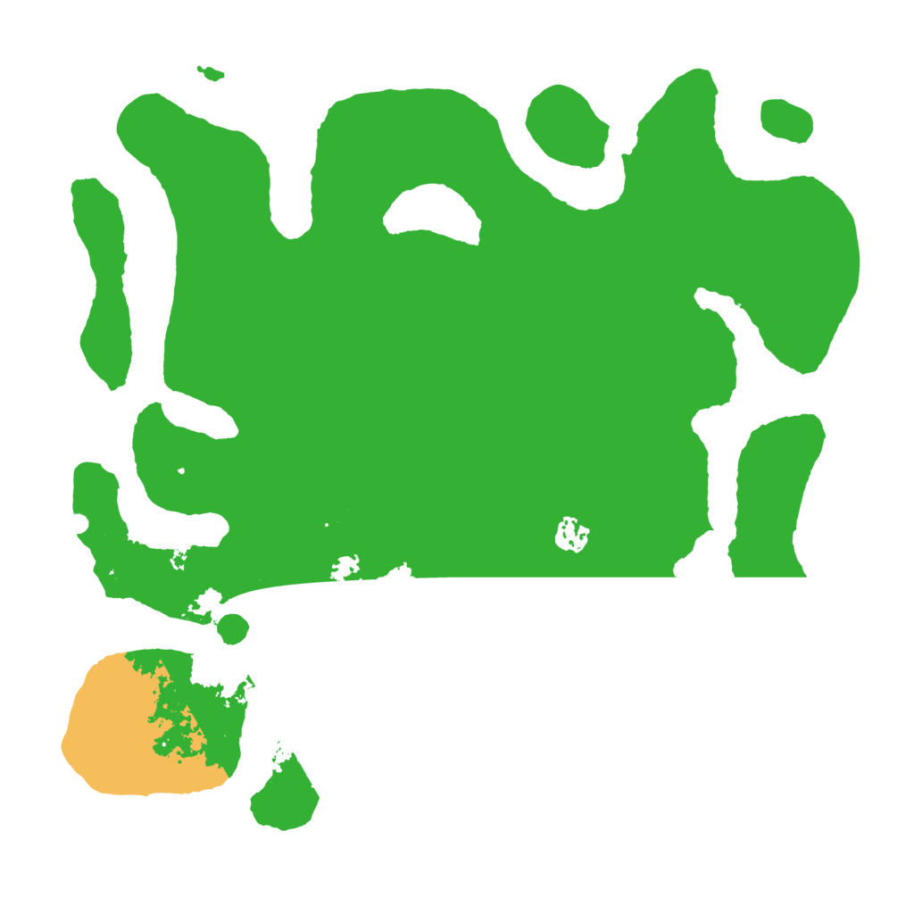 Biome Rust Map: Barren, Size: 4000, Seed: 3381