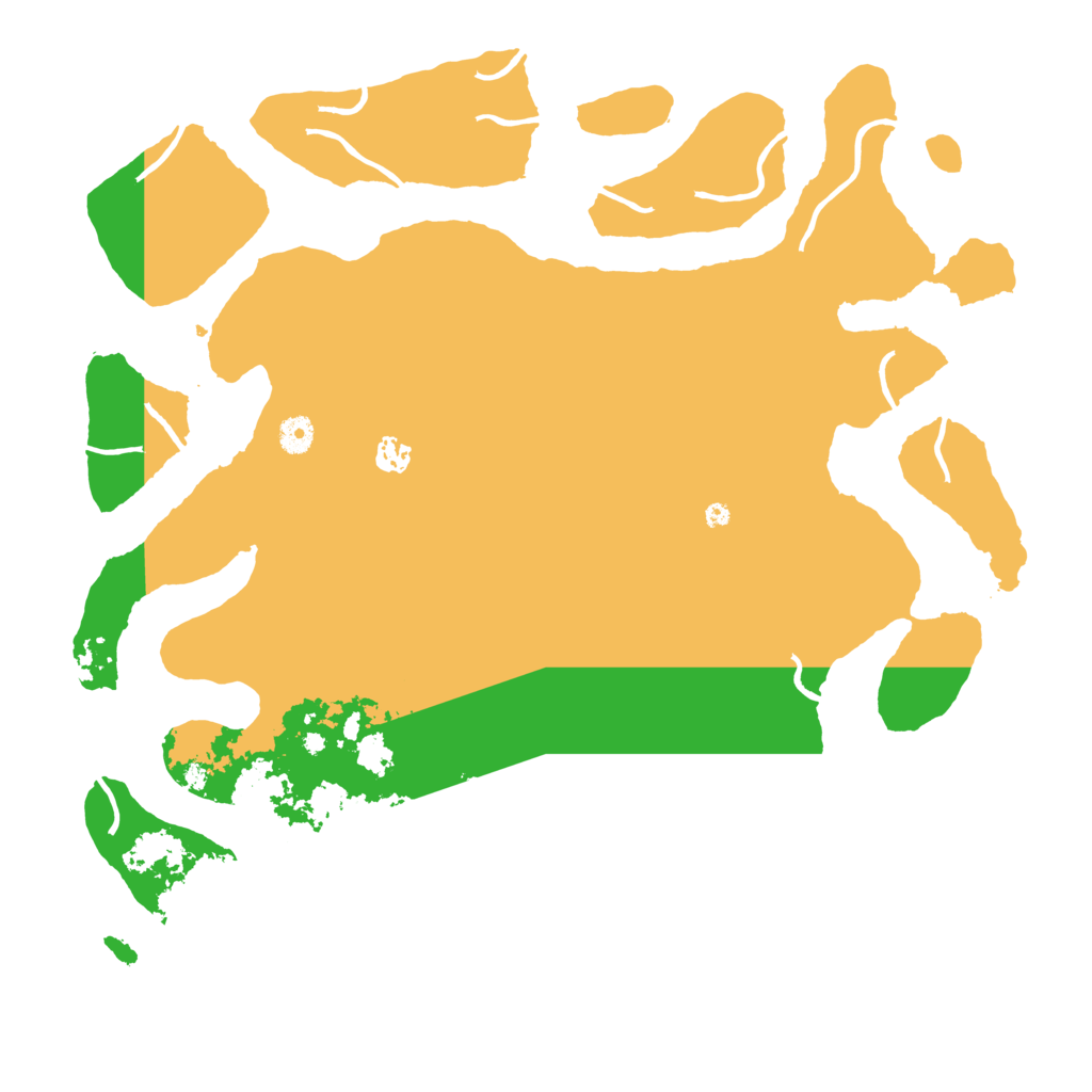 Biome Rust Map: Procedural Map, Size: 4500, Seed: 170001