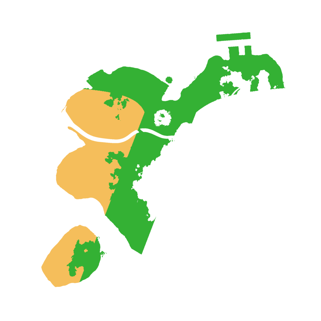 Biome Rust Map: Procedural Map, Size: 1900, Seed: 895576573