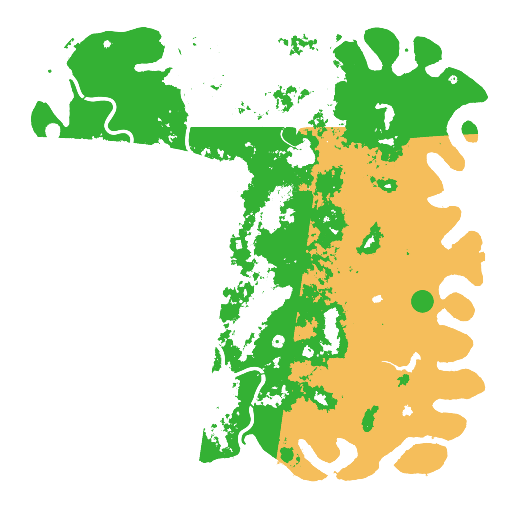 Biome Rust Map: Procedural Map, Size: 6000, Seed: 2126
