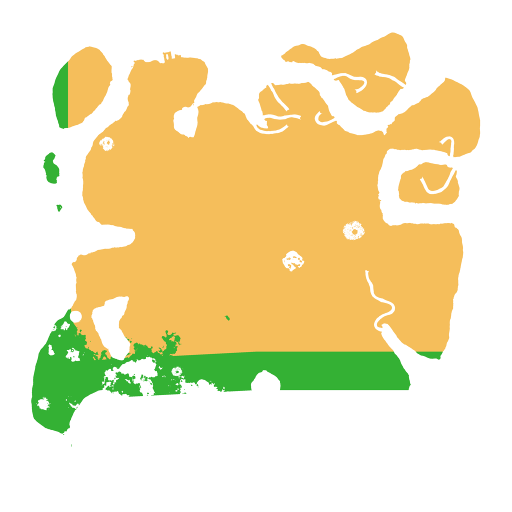 Biome Rust Map: Procedural Map, Size: 3900, Seed: 249256068