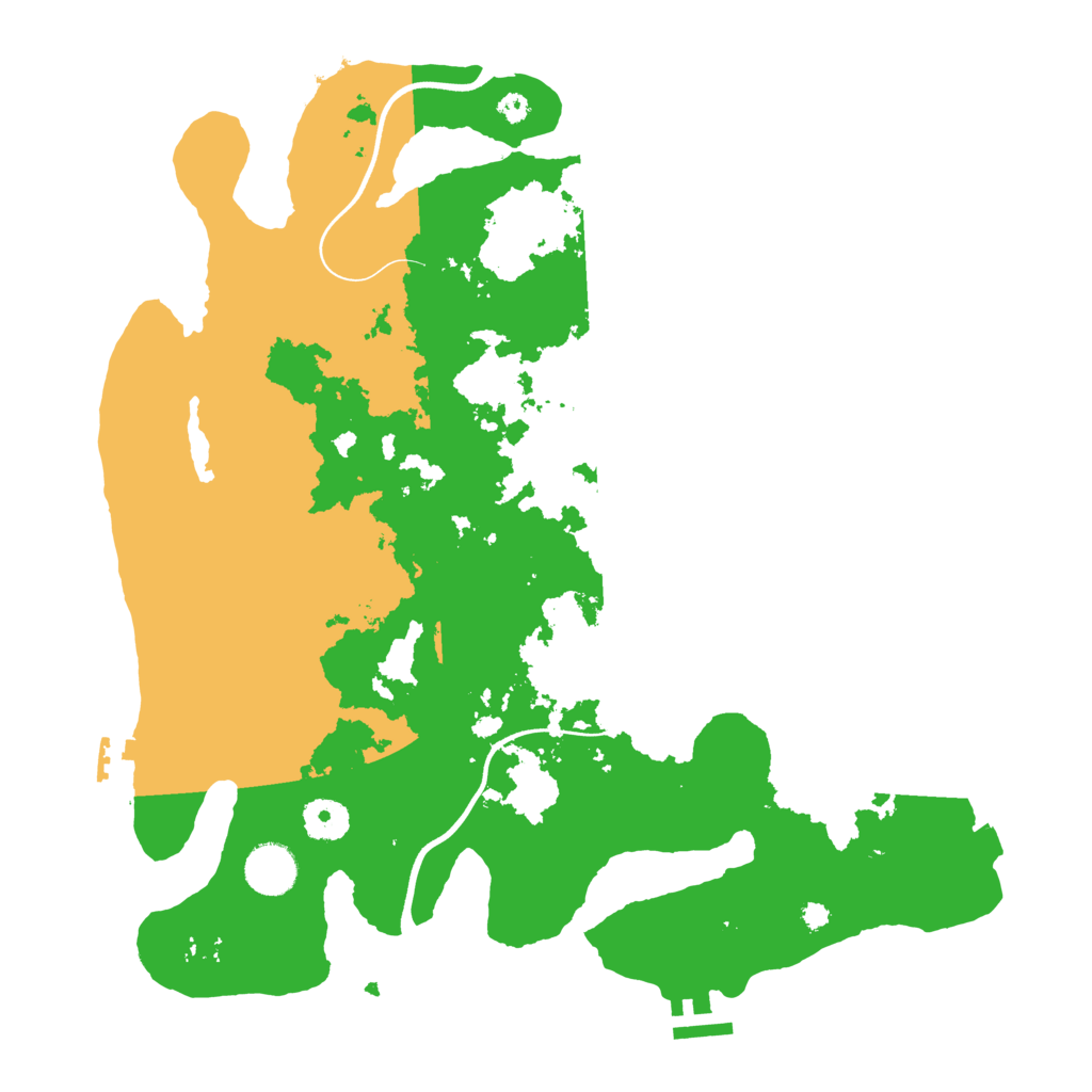 Biome Rust Map: Procedural Map, Size: 3700, Seed: 542021402