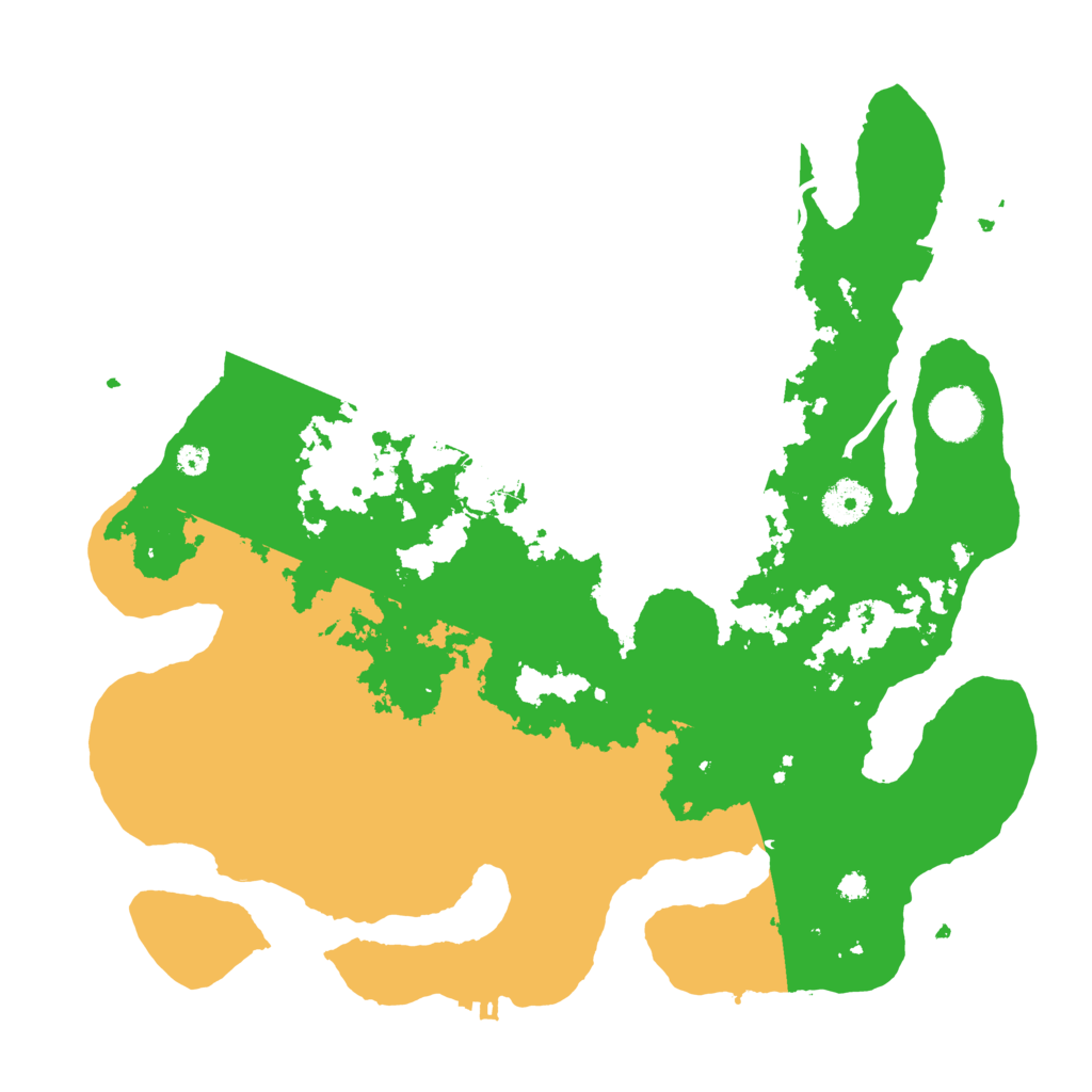 Biome Rust Map: Procedural Map, Size: 3550, Seed: 583796