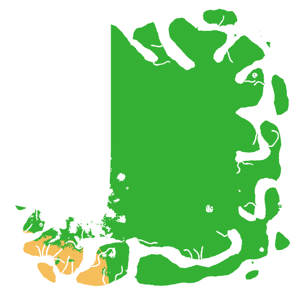 Biome Rust Map: Procedural Map, Size: 6000, Seed: 7288