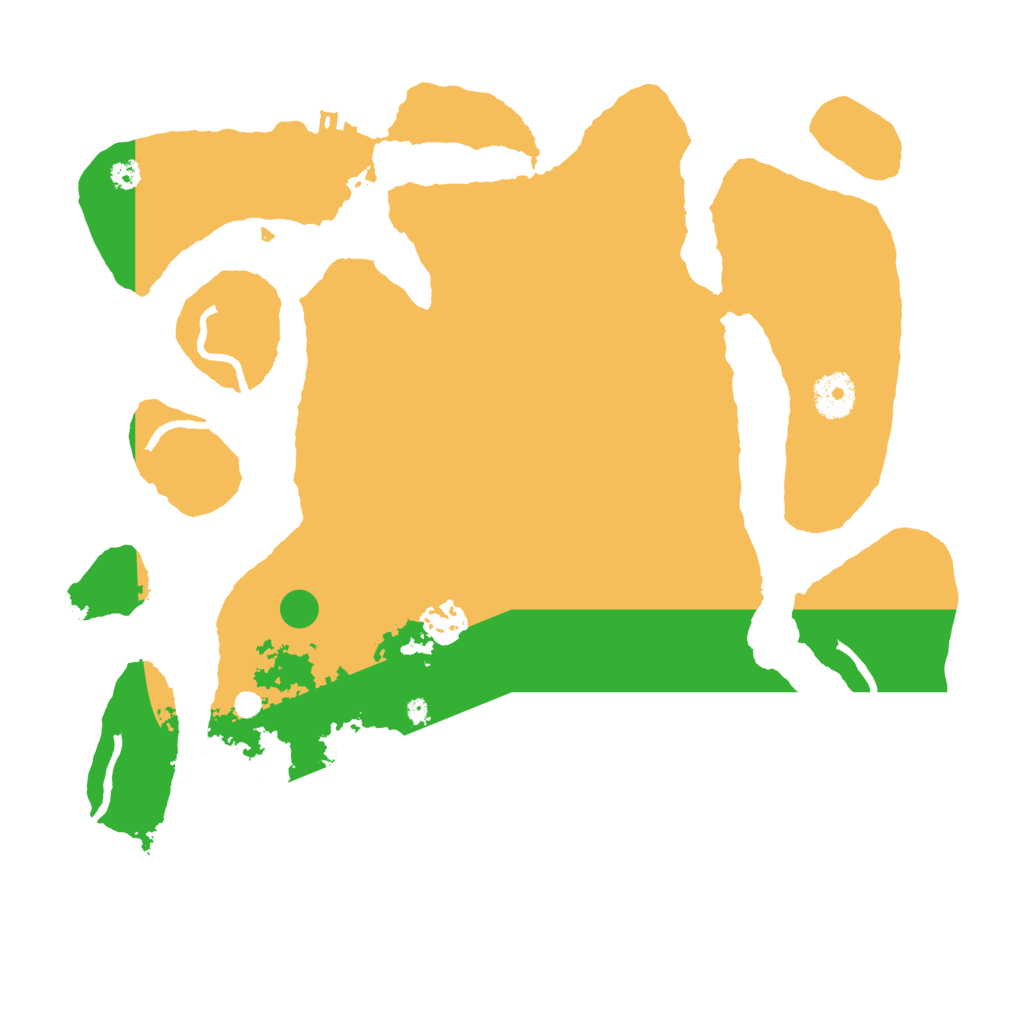 Biome Rust Map: Procedural Map, Size: 3500, Seed: 1849174