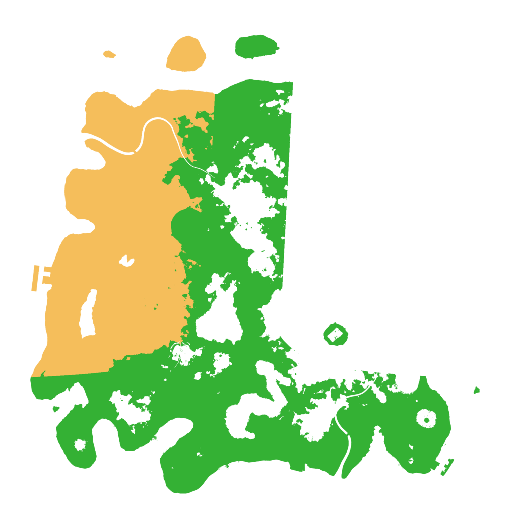 Biome Rust Map: Procedural Map, Size: 4000, Seed: 223051100