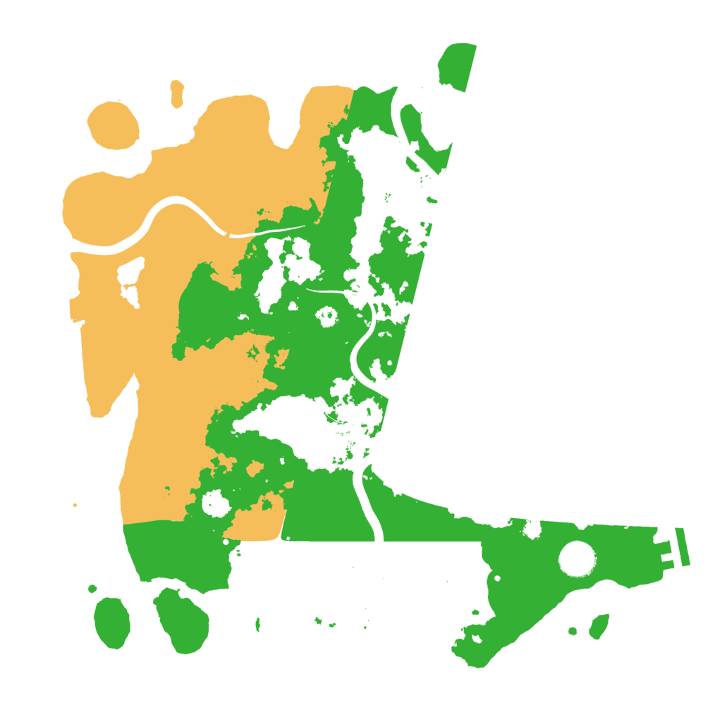 Biome Rust Map: Procedural Map, Size: 3500, Seed: 357646975