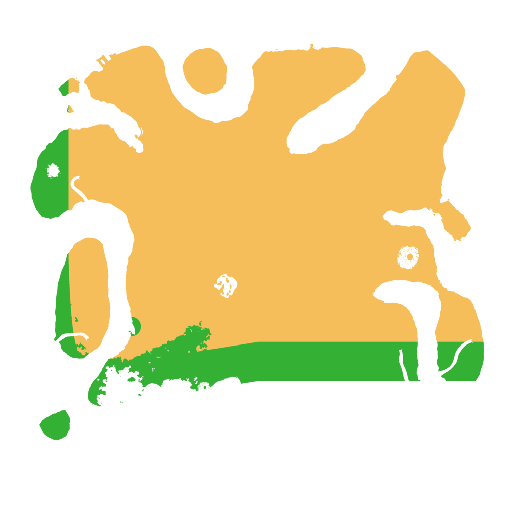 Biome Rust Map: Procedural Map, Size: 3500, Seed: 54872