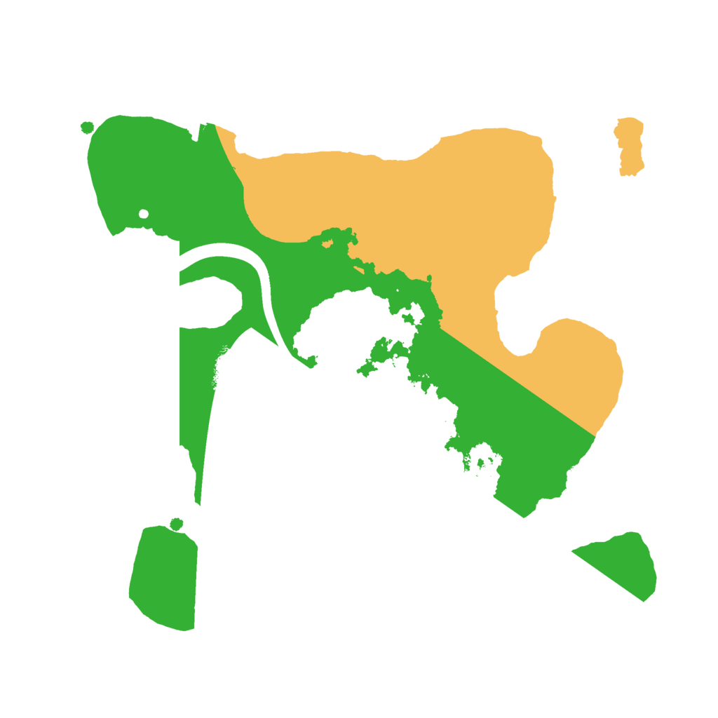 Biome Rust Map: Procedural Map, Size: 2245, Seed: 2079373652