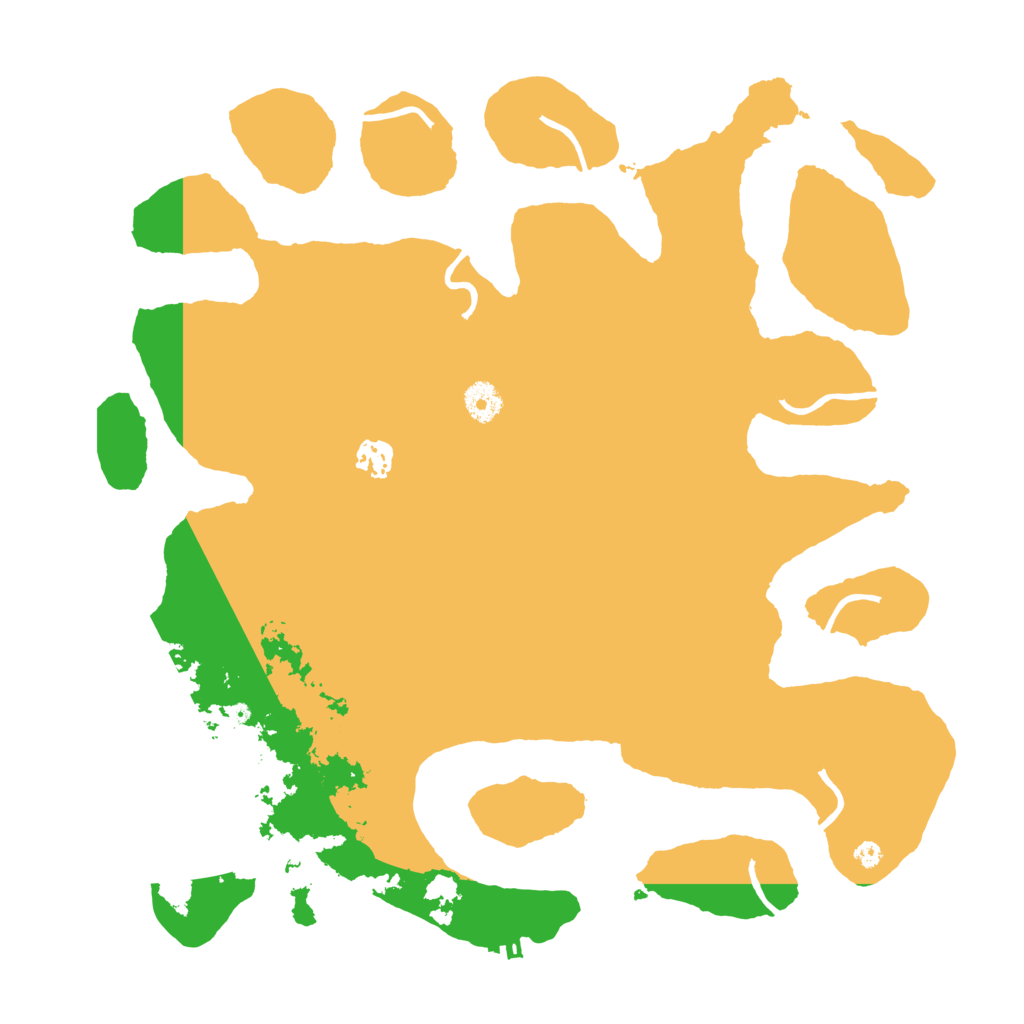 Biome Rust Map: Procedural Map, Size: 4000, Seed: 548727