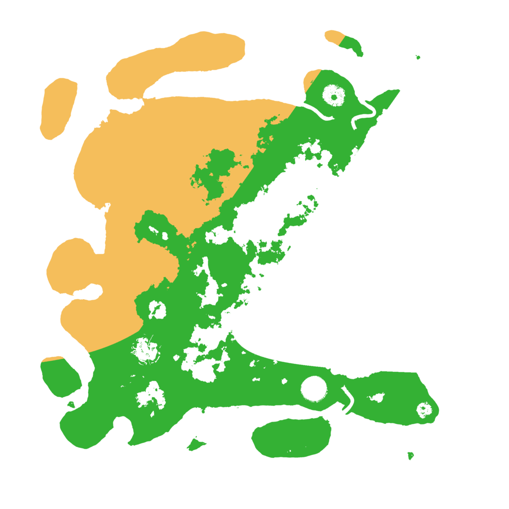 Biome Rust Map: Procedural Map, Size: 3500, Seed: 65741283