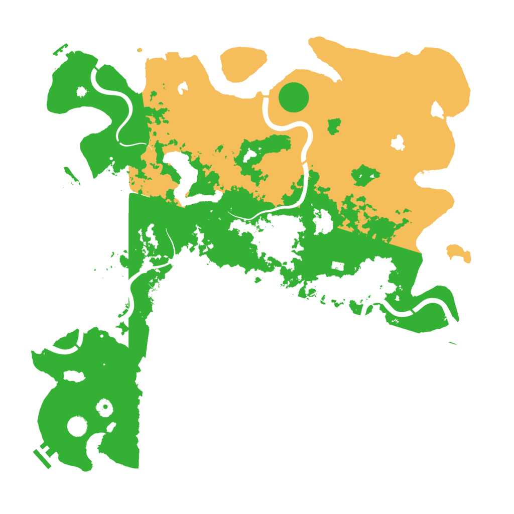 Biome Rust Map: Procedural Map, Size: 4500, Seed: 1340644790