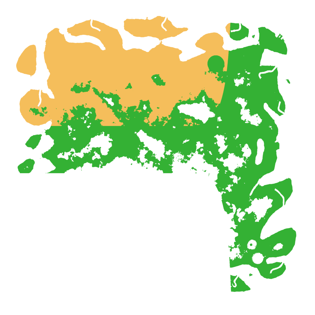 Biome Rust Map: Procedural Map, Size: 5000, Seed: 607607607