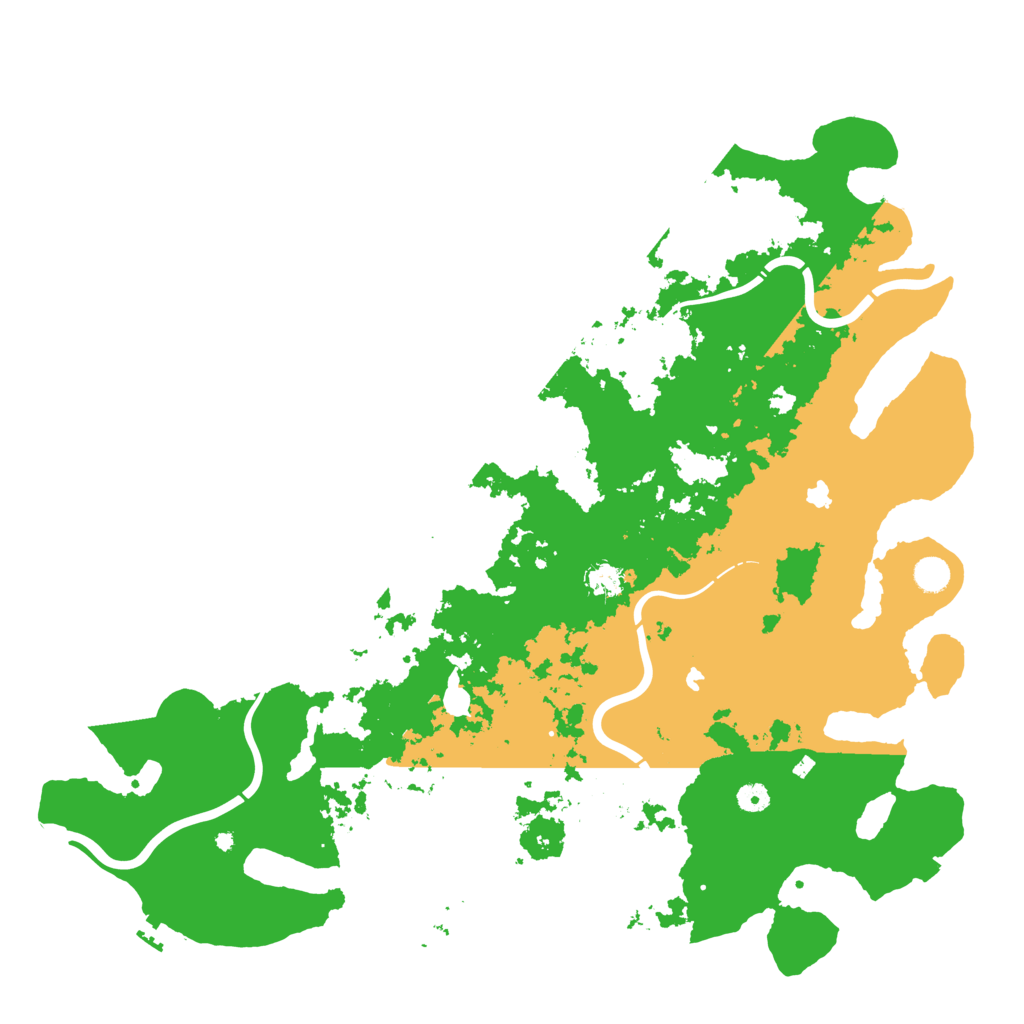 Biome Rust Map: Procedural Map, Size: 5000, Seed: 235344