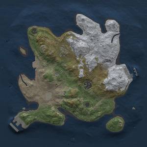 Thumbnail Rust Map: Procedural Map, Size: 2700, Seed: 42069, 9 Monuments