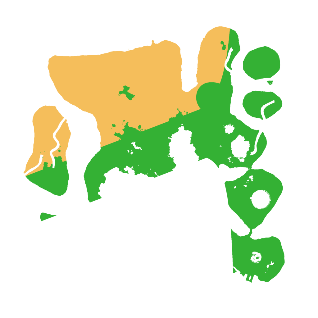 Biome Rust Map: Procedural Map, Size: 3000, Seed: 816321