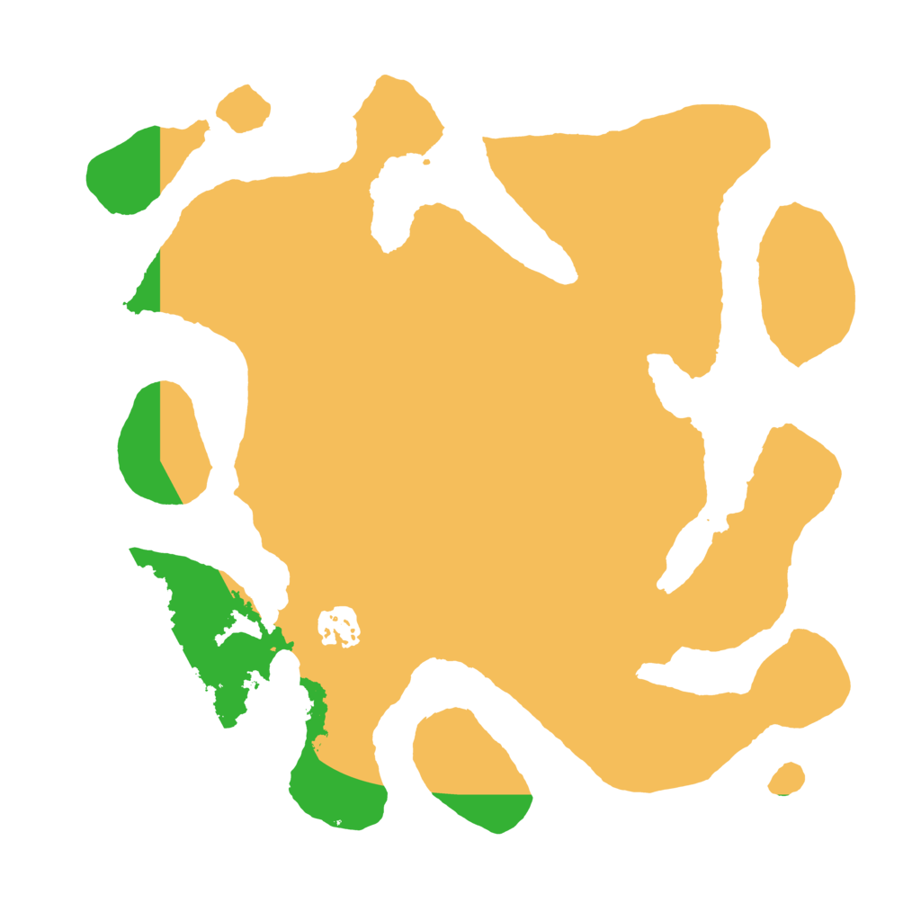 Biome Rust Map: Barren, Size: 3200, Seed: 204