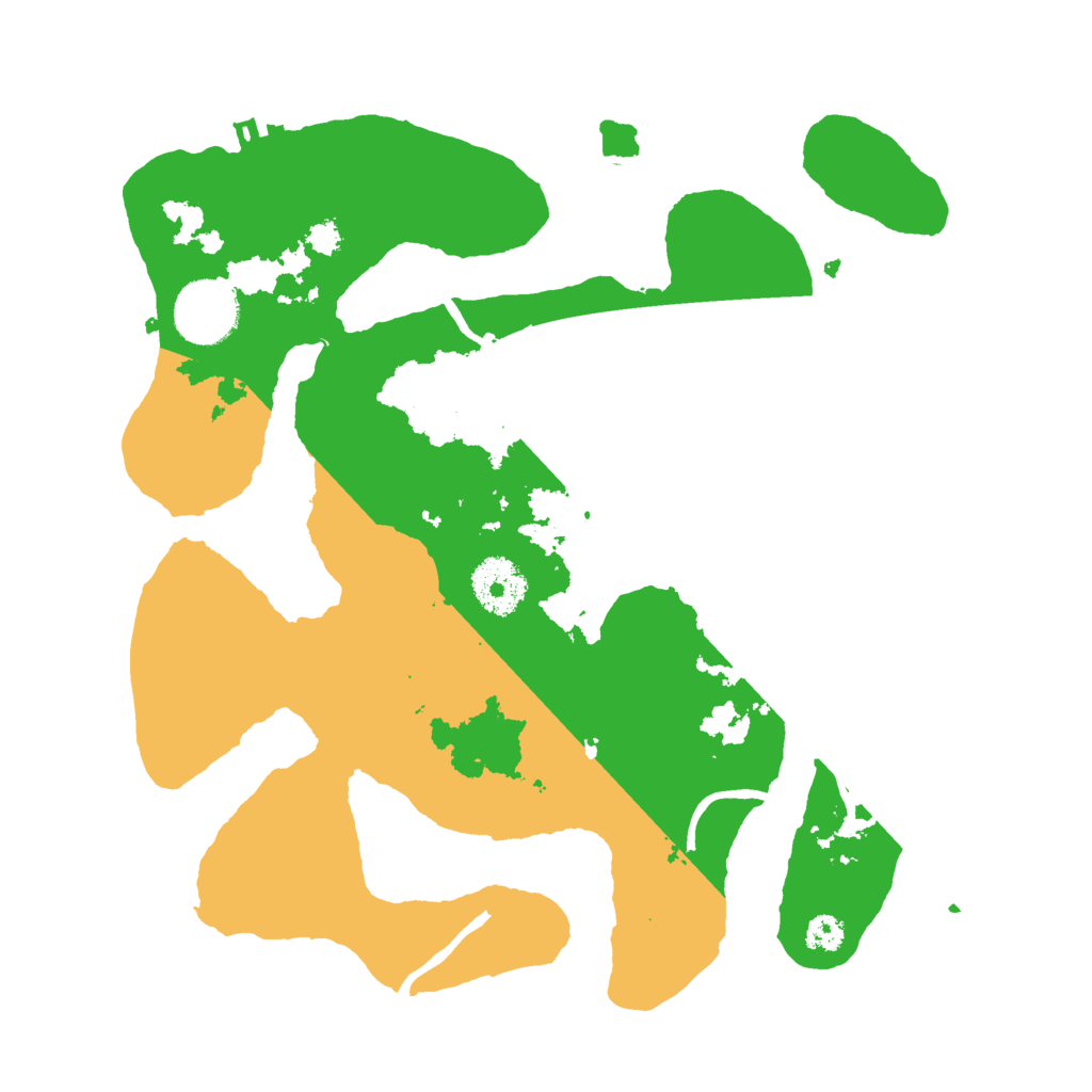 Biome Rust Map: Procedural Map, Size: 3000, Seed: 259535