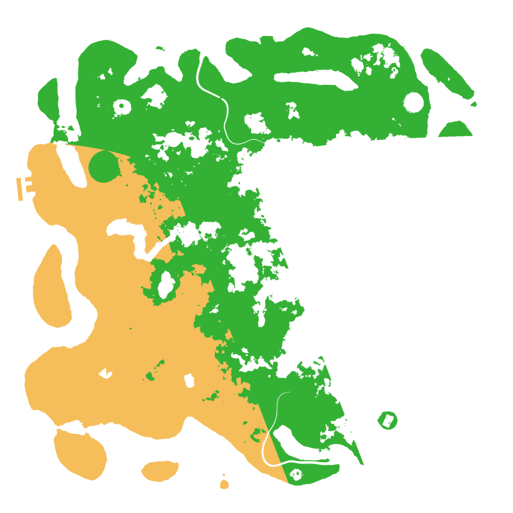 Biome Rust Map: Procedural Map, Size: 4500, Seed: 123654789