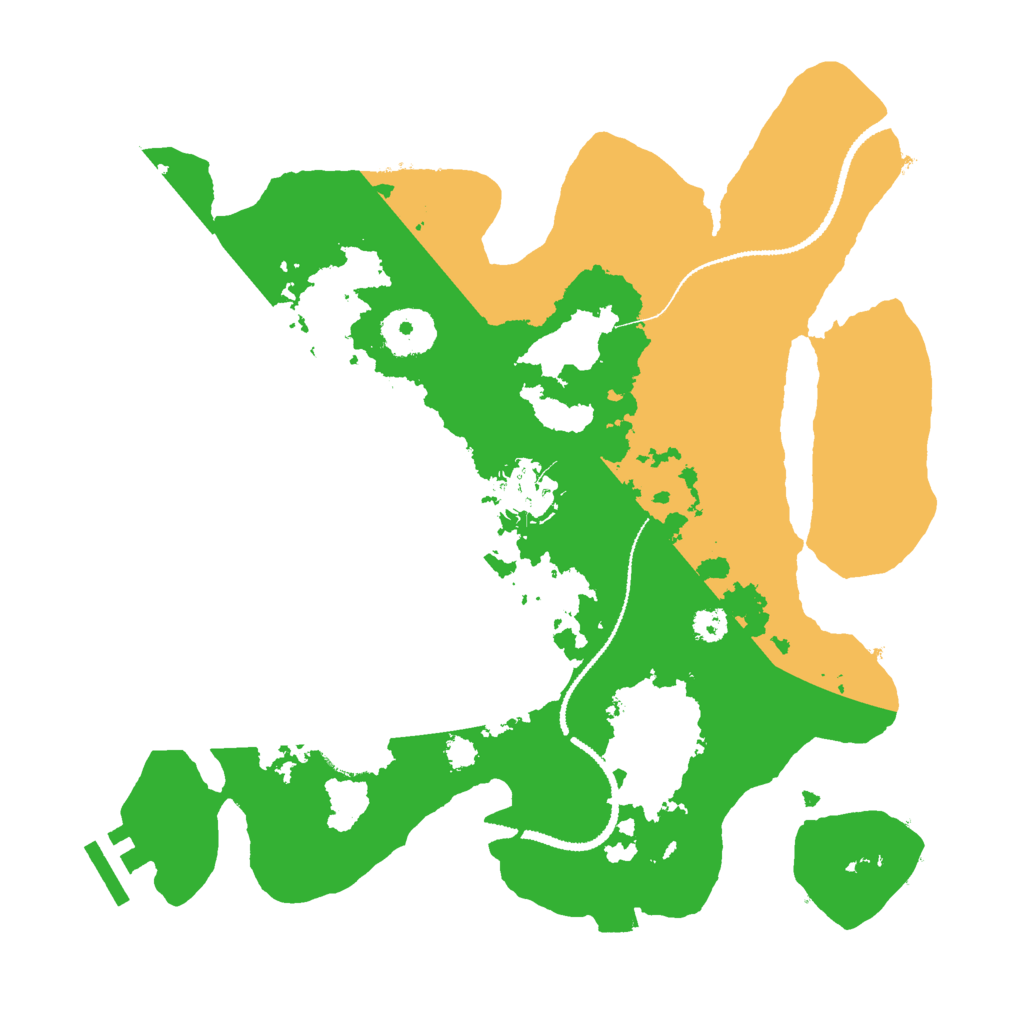 Biome Rust Map: Procedural Map, Size: 3000, Seed: 228485