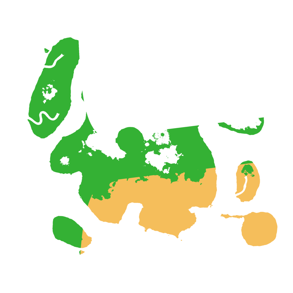 Biome Rust Map: Procedural Map, Size: 3000, Seed: 941442