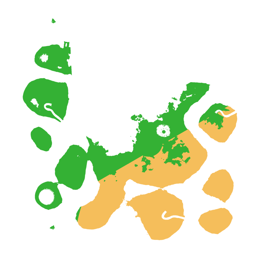 Biome Rust Map: Procedural Map, Size: 3000, Seed: 544393