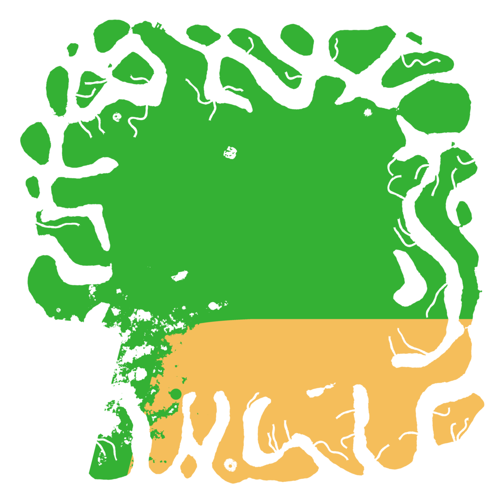Biome Rust Map: Procedural Map, Size: 6000, Seed: 9410