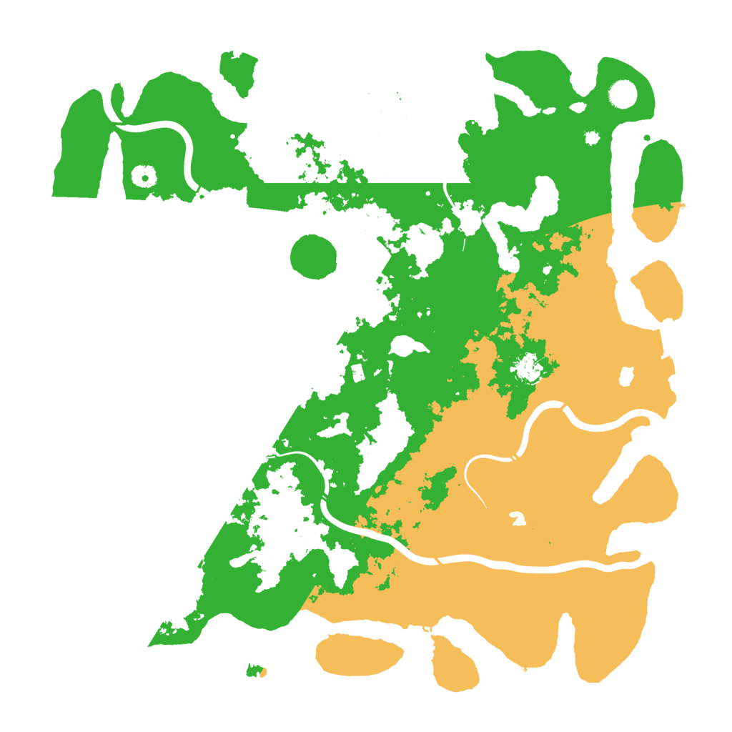 Biome Rust Map: Procedural Map, Size: 4500, Seed: 93053756