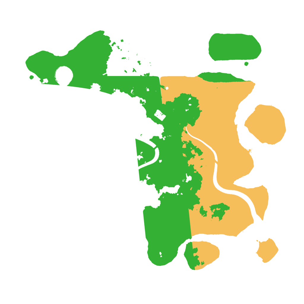 Biome Rust Map: Procedural Map, Size: 3000, Seed: 816772