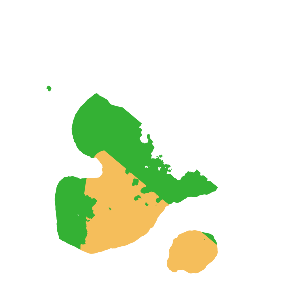 Biome Rust Map: Barren, Size: 2200, Seed: 1328514455