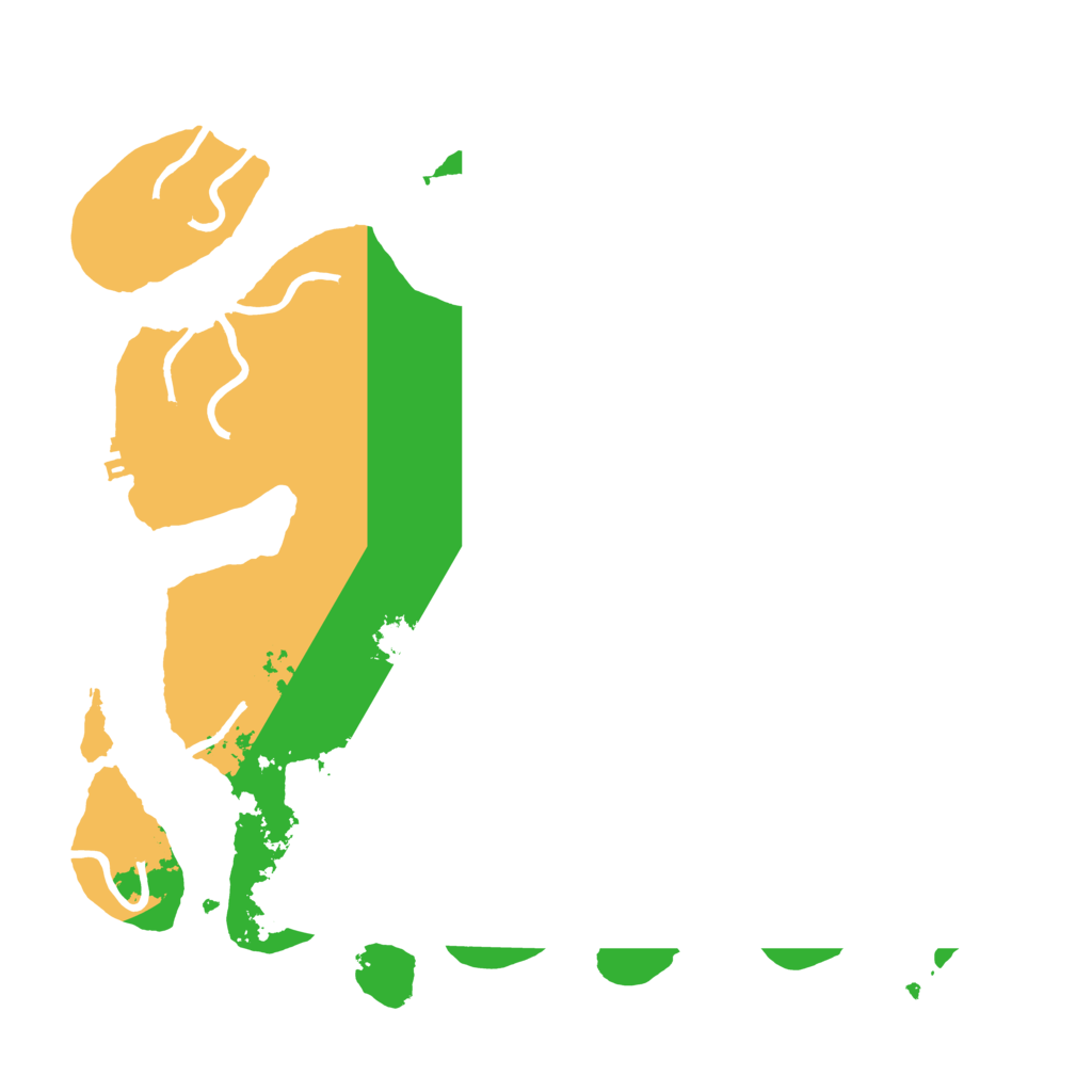 Biome Rust Map: Procedural Map, Size: 3500, Seed: 371