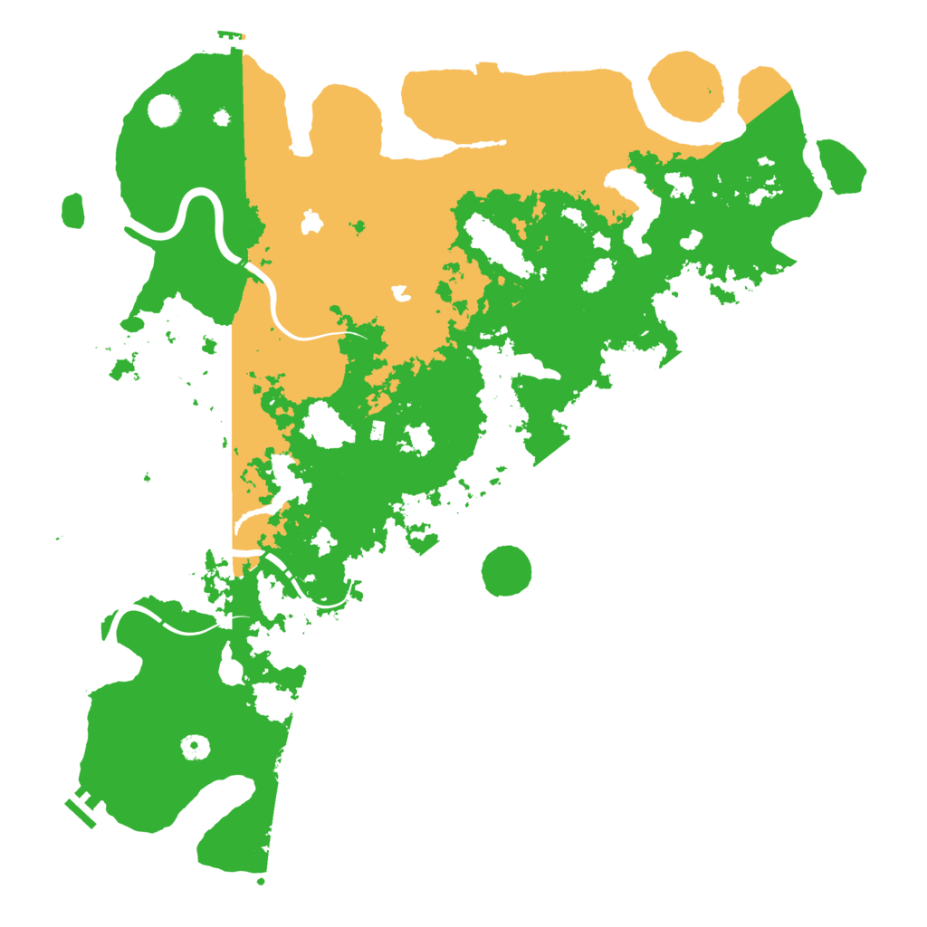 Biome Rust Map: Procedural Map, Size: 5000, Seed: 2008