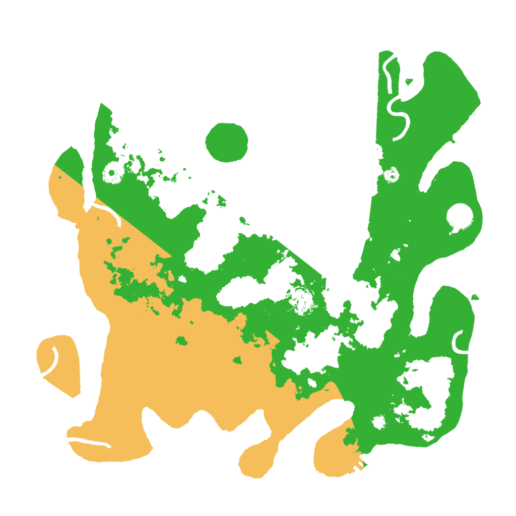 Biome Rust Map: Procedural Map, Size: 3500, Seed: 489147584