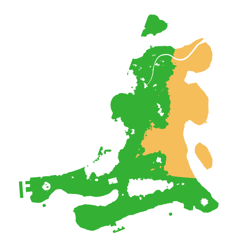Biome Rust Map: Procedural Map, Size: 3000, Seed: 533760
