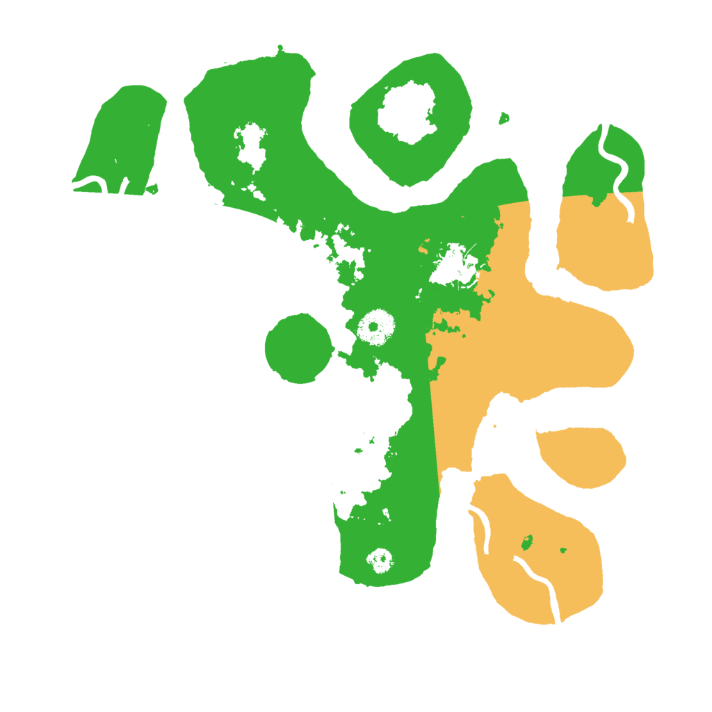 Biome Rust Map: Procedural Map, Size: 3000, Seed: 966089